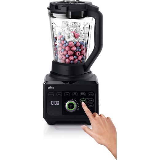 Braun MultiQuick 9 JB9040BK Blender & Smoothie Maker - Black - Hand touching control pad