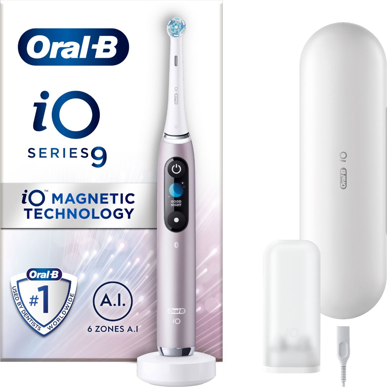 Oral-B iO9 electric toothbrush | violet | ORAIO9RQ_RQZ | ao.com