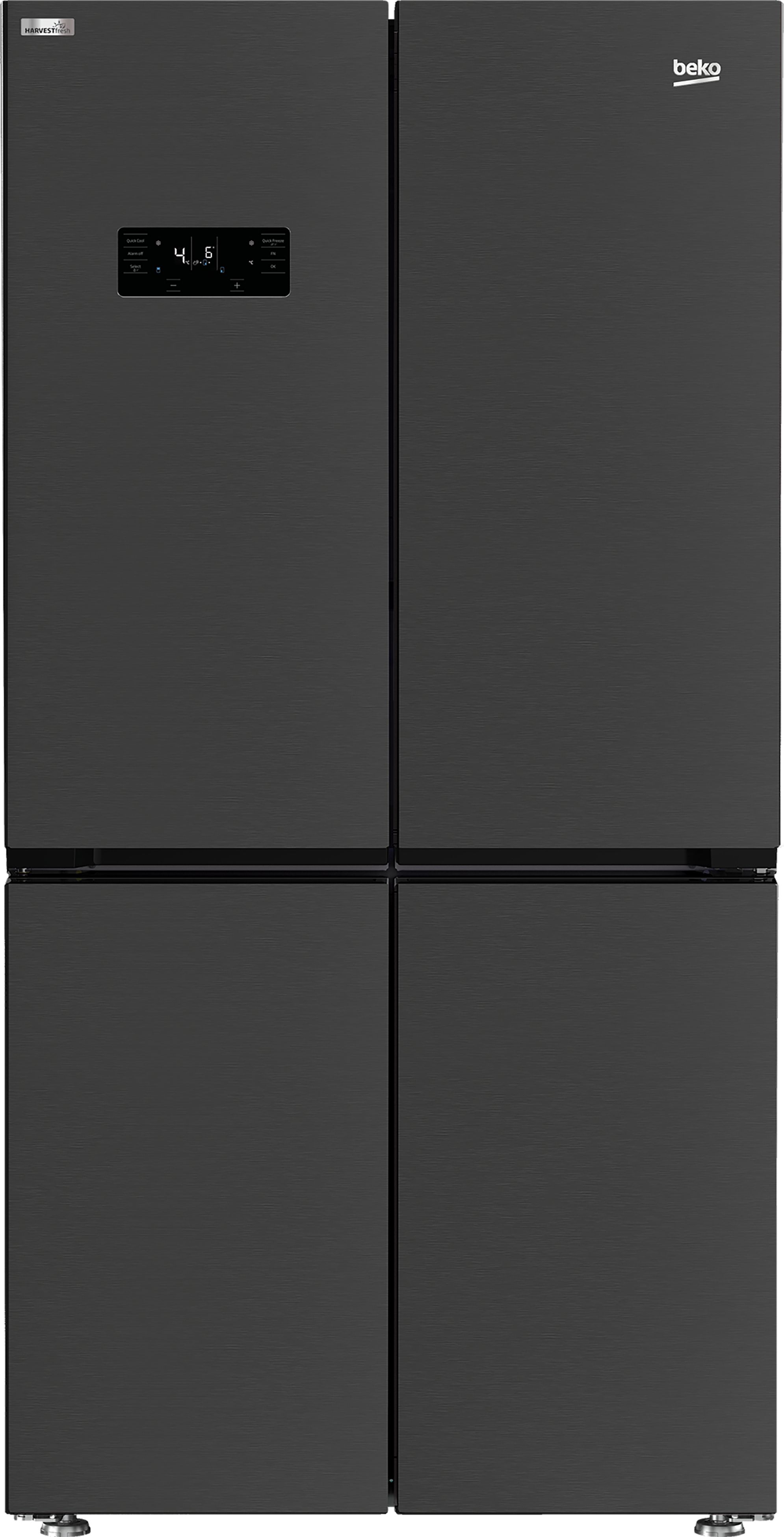 Beko GNE446224DVPZ American Fridge Freezer - Black - 572L Total Capacity - E Rated