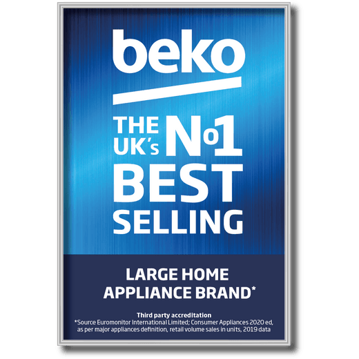 Beko RecycledNet® Built In Electric Double Oven - Black / Glass - Accreditation