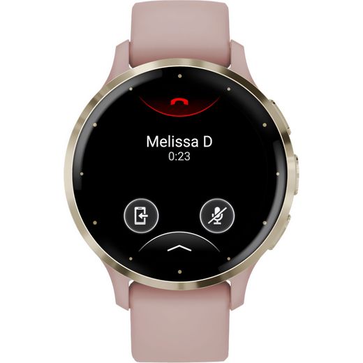 Garmin Venu® 3S, GPS - 41 - Soft Gold / Dust Rose - front shot