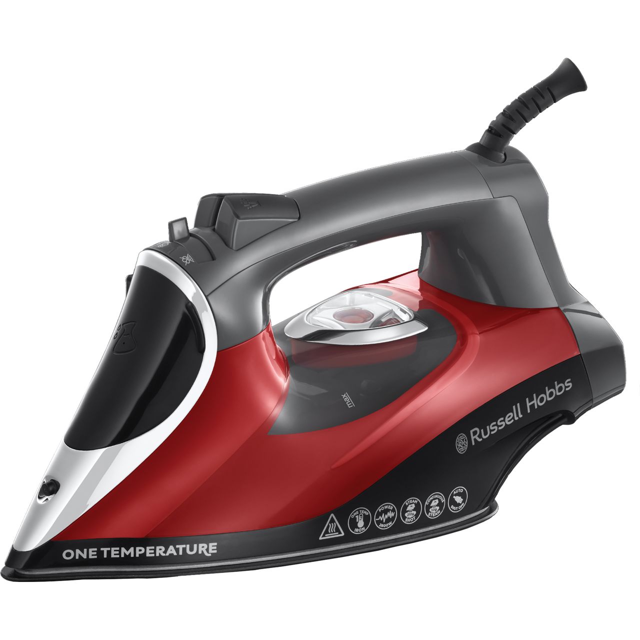 Russell Hobbs One Temperature 25090 2600 Watt Iron -Red / Black Review