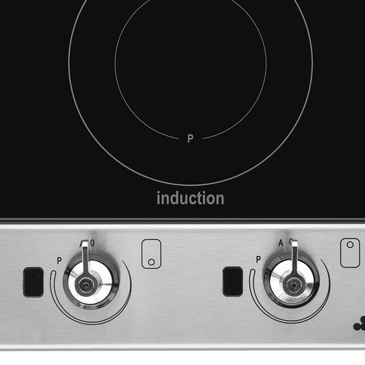 Smeg Classic PGF32I-1 51cm Induction Hob - Stainless Steel