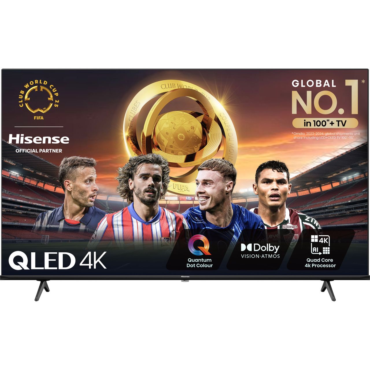 Hisense 50” 4K QLED Smart TV | 50E7NQTUK | ao.com