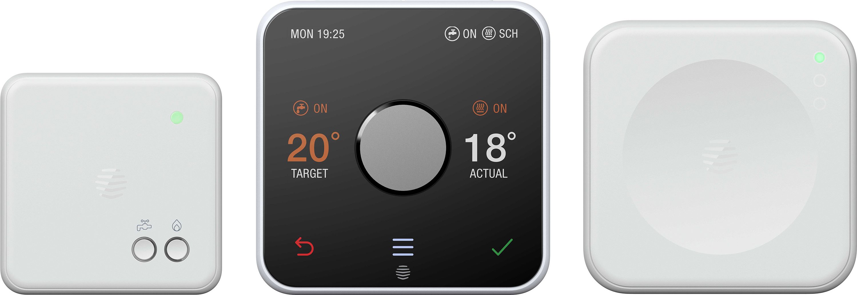 Hive Active Heating V3 For Conventional Boilers Smart Thermostat - Requires Professional Install - White, White