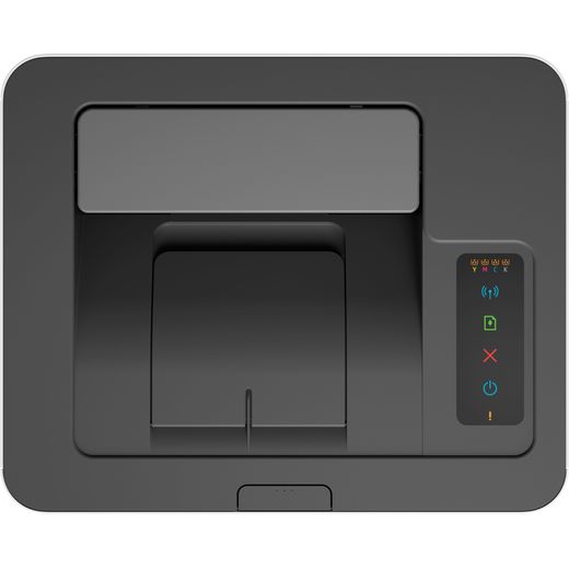 HP LaserJet 150nw Laser Printer - White - Top view shot
