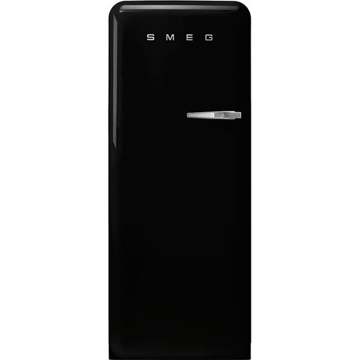 Smeg Left Hand Hinge FAB28LBL5UK Fridge - Black - D Rated