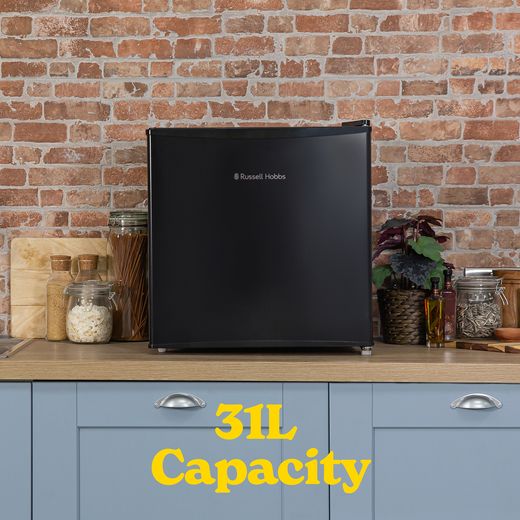 Russell Hobbs Table Top Mini Freezer - Black - Annotation - 31L capacity