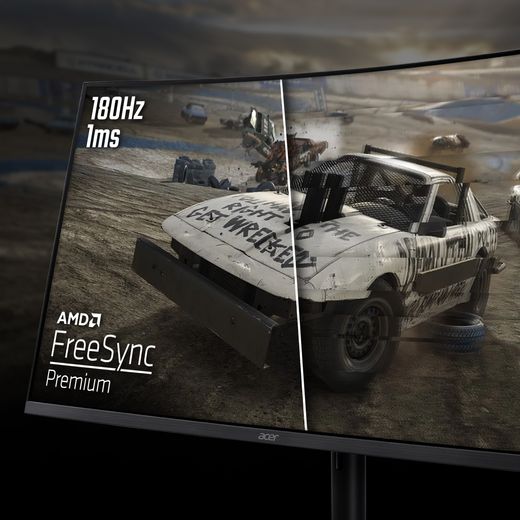 Acer Nitro XZ322QUV3bmiiphx Quad HD 31.5" Gaming Monitor - Black - Annotation - Refresh rate