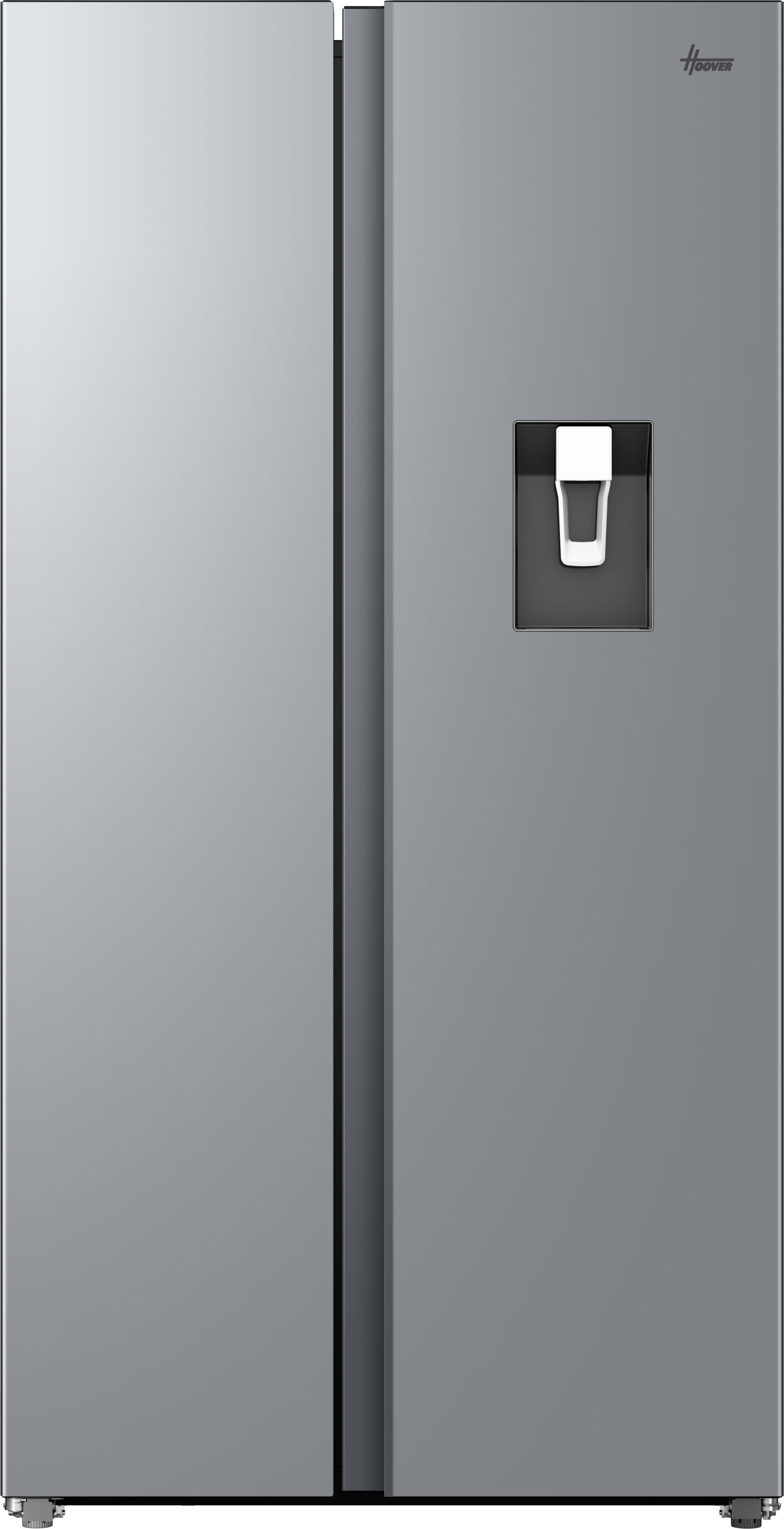Hoover American Fridge Freezer - Silver - 523 L Total Capacity - Total No Frost