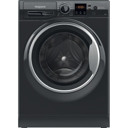 Hotpoint NSWM1044CBSUKN 10Kg Washing Machine with 1400 rpm - Black - C Rated