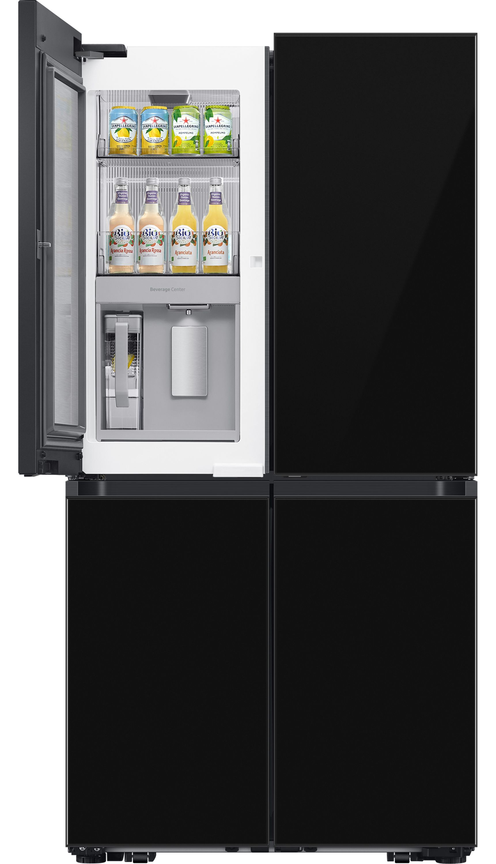 Samsung Bespoke RF65DB970E22 American Fridge Freezer - Clean Black - 649L Total No Frost - E Rated