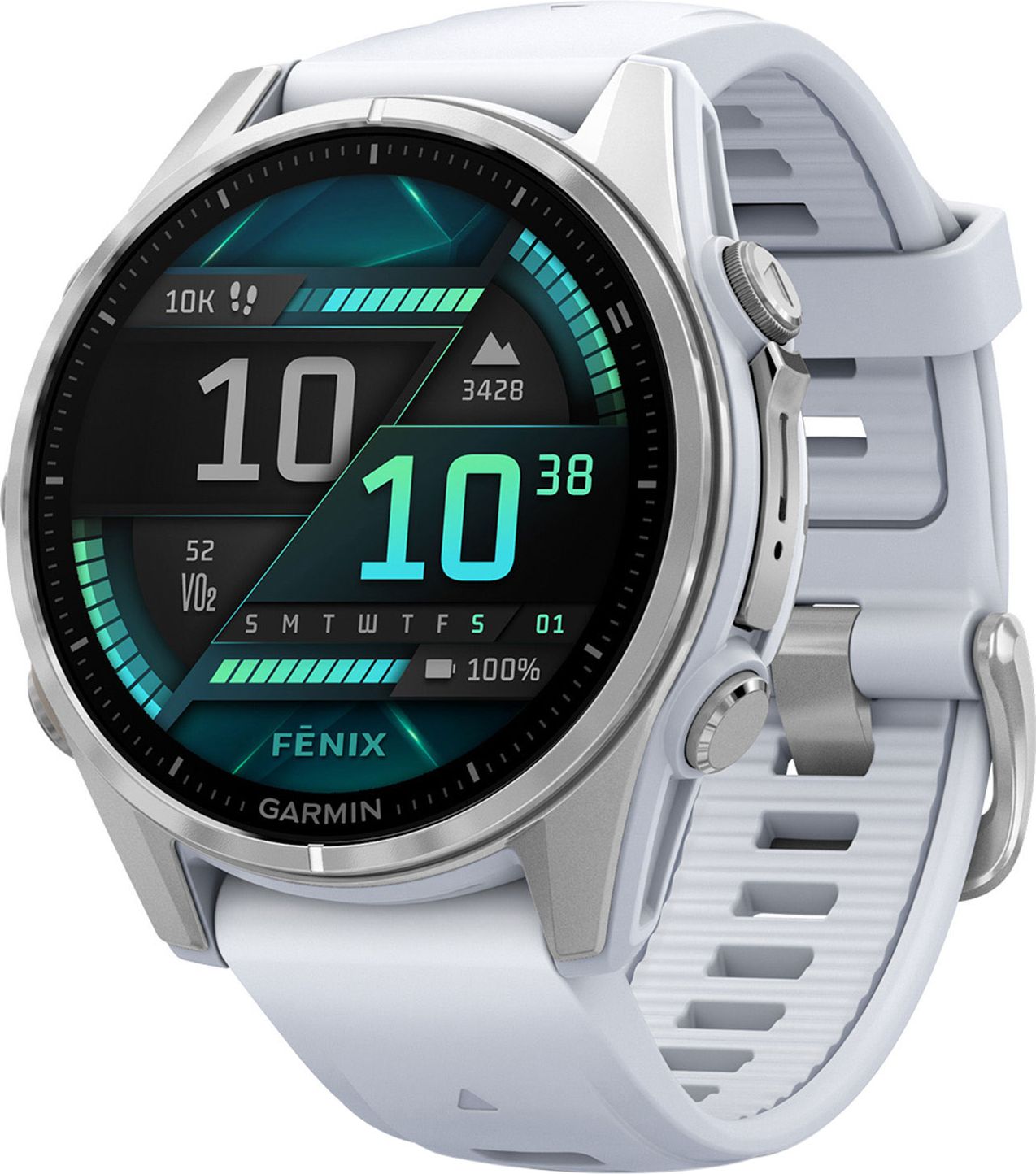 Garmin - fenix 8 - Smartwatch - 43mm - AMOLED - White