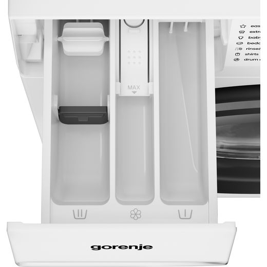Gorenje G200 Series WG2P84A32/UK 8kg Washing Machine with 1400 rpm - White - Detergent drawer
