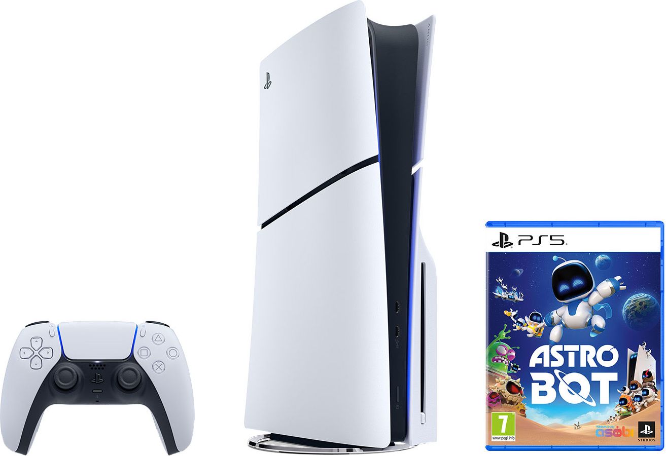 Sony PlayStation 5 Slim Console 1TB with Astro Bot - White