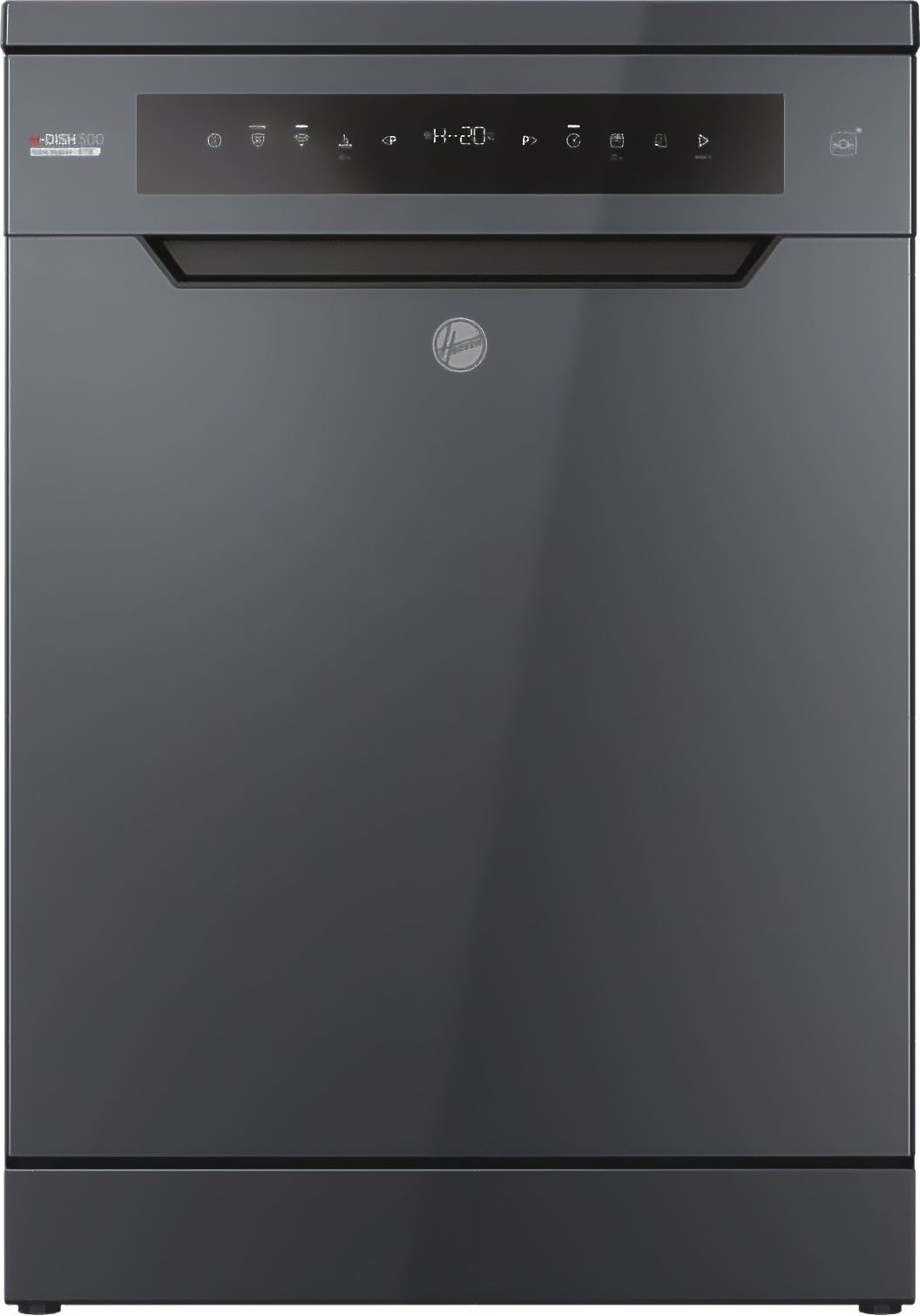 Hoover H-DISH 500 HF5C7F0A Wifi Connected Full Size Dishwasher - Anthracite - C Rated, Grey