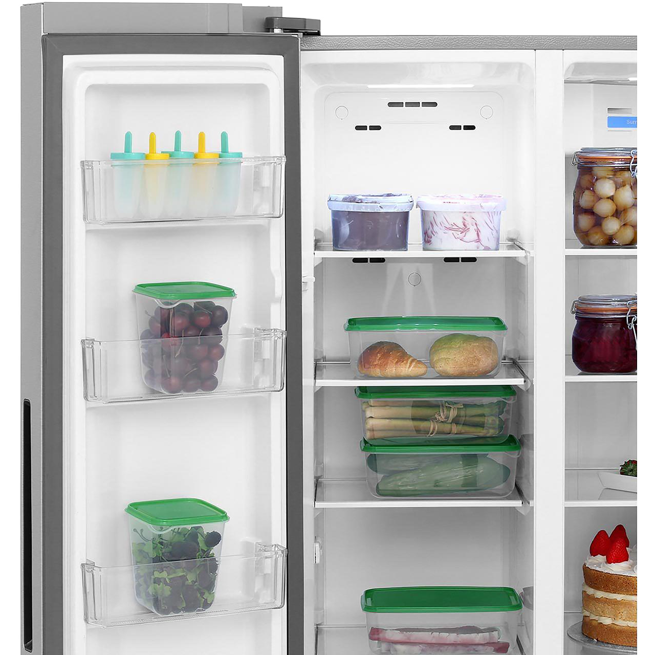 Hrf 450ds6 Si Haier American Fridge Freezer Ao Com