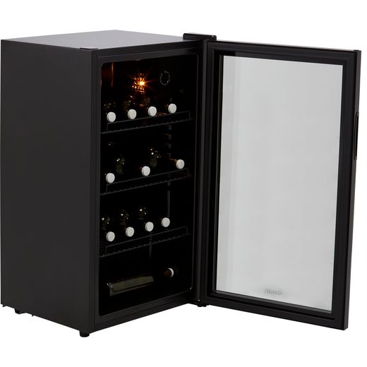 swan sr12030bn wine cooler black e rated