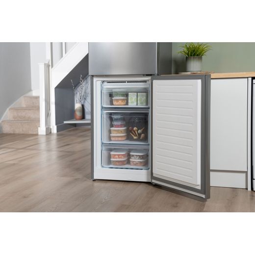 Bosch Series 2 50/50 Total No Frost Fridge Freezer - Stainless Steel Effect - Close up freezer shot