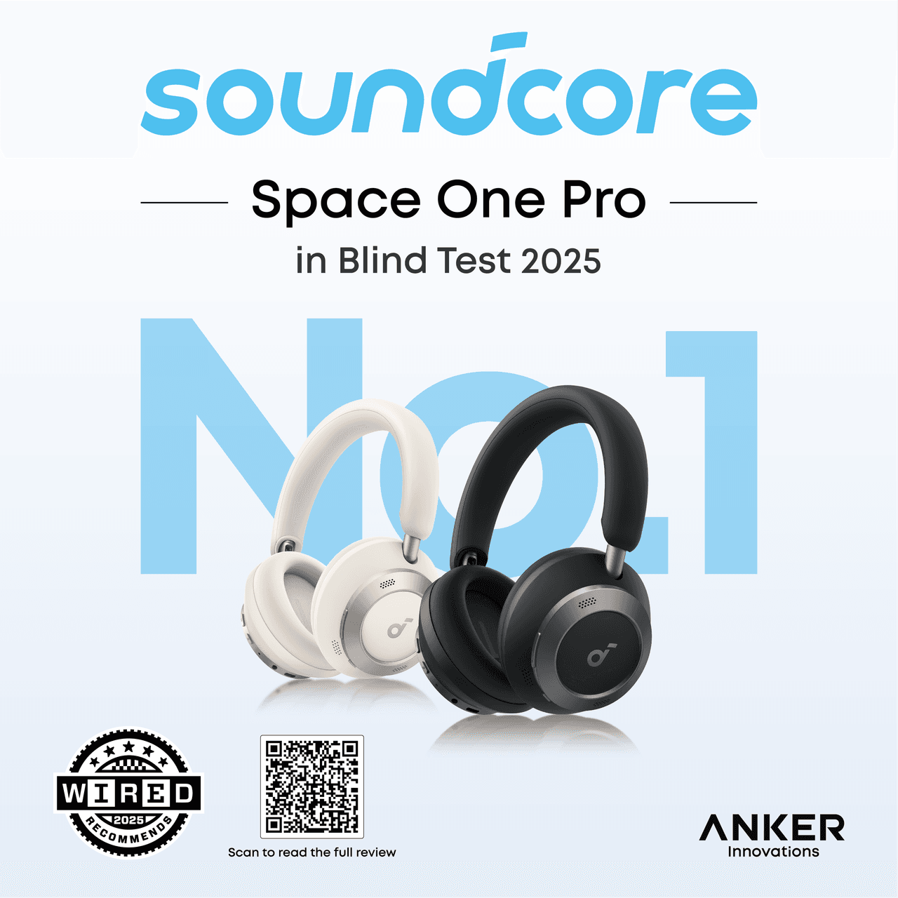 Soundcore Space One Pro Wireless Noise Cancelling Over-Ear