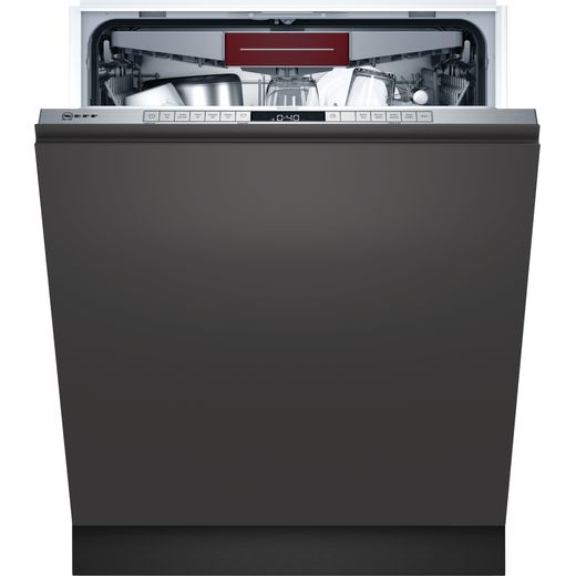 NEFF N50 S355HVX15G Fully Integrated Standard Dishwasher - Stainless Steel Control Panel - E Rated