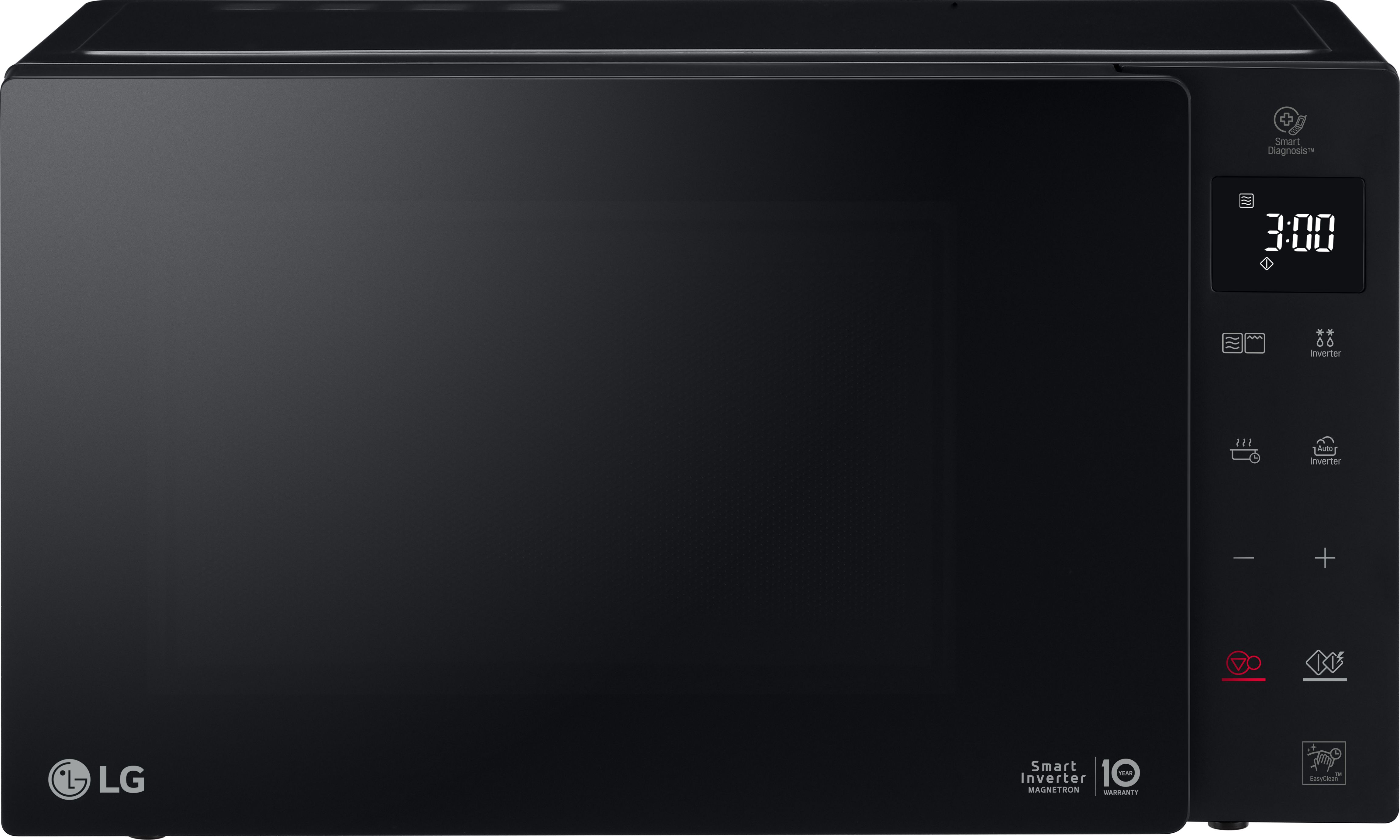 LG MH6535GIS Combination Microwave Oven - 25L Capacity - 1000W Power - Black
