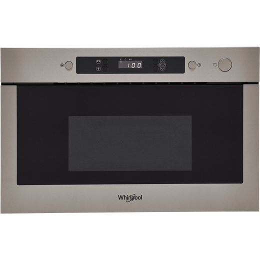 Whirlpool AMW423/IX Built In Microwave - Stainless Steel