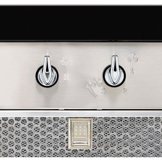Smeg Victoria KT90BLE 89 cm Chimney Cooker Hood - Black