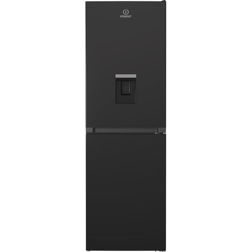 Indesit INFC850TI1KAQUA1 50/50 Frost Free Fridge Freezer - Black - F Rated