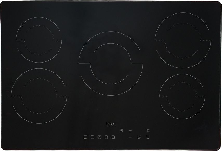 Image of CDA 5 Zone SCC070FR 75cm Ceramic Hob - Black, Black