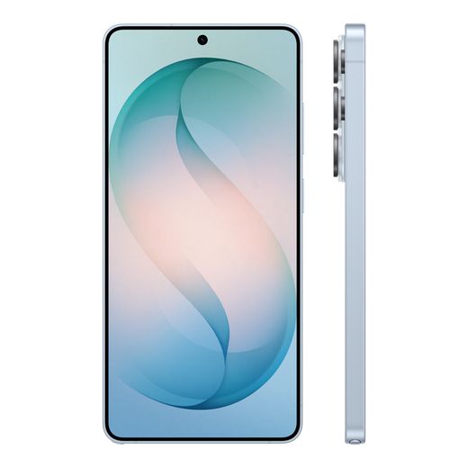 Samsung Galaxy S26 Ultra 256GB Smartphone in Sky Blue - Front and side
