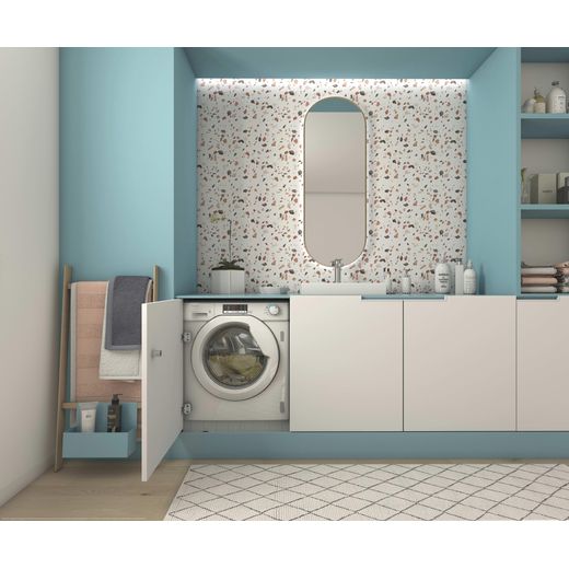Candy Smart Integrated 8Kg / 5Kg Washer Dryer - White - Washer dryer in laundry room