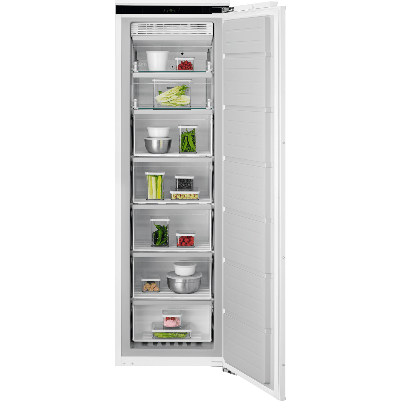 anoページ AEG 7000 integrated upright freezer | NAB7N181EC_WH | ao.com