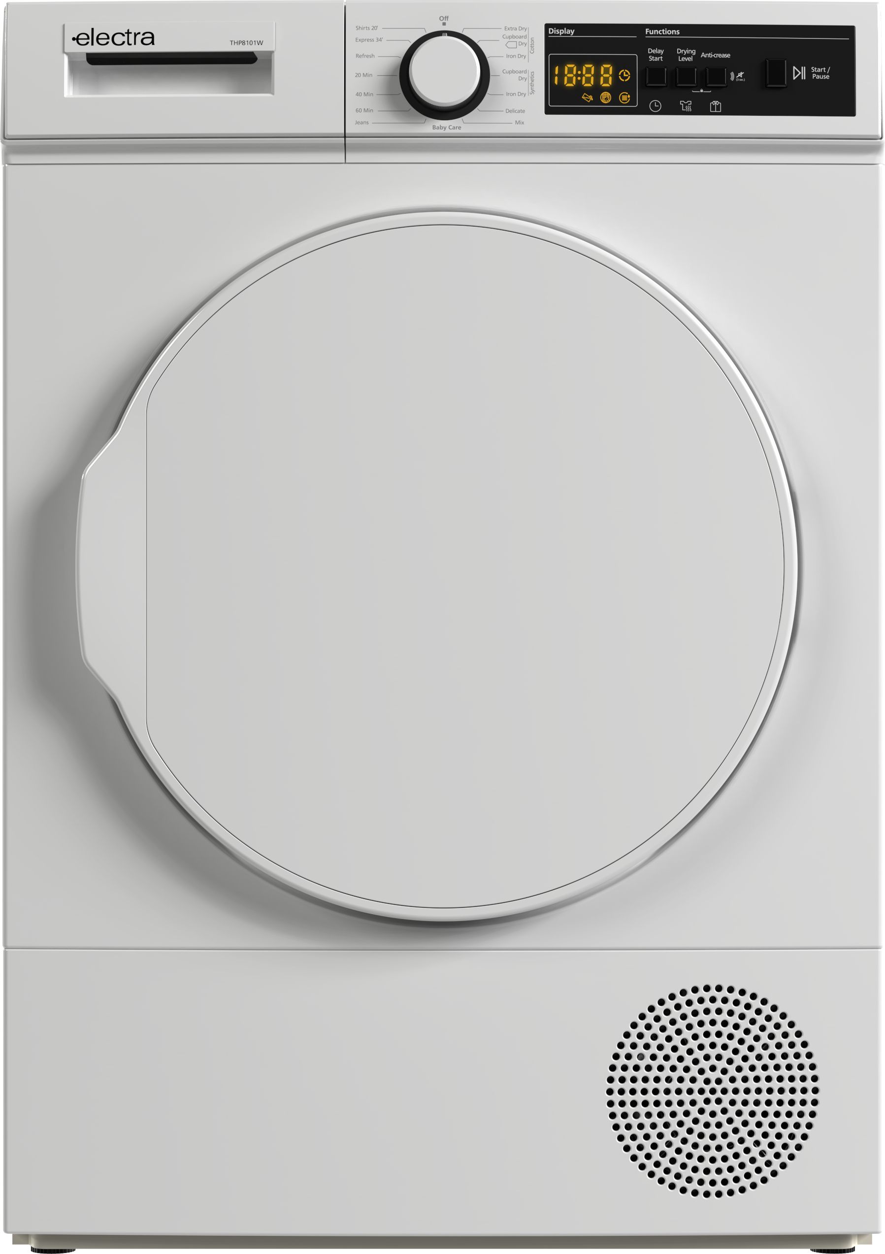 Sharp heat pump tumble dryer | KD-NHH8S7GW21-EN_WH | ao.com