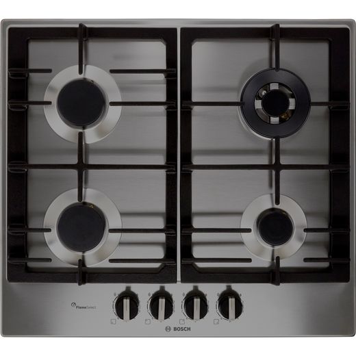 Bosch Serie 6 PCH6A5B90 Built In Gas Hob - Stainless Steel