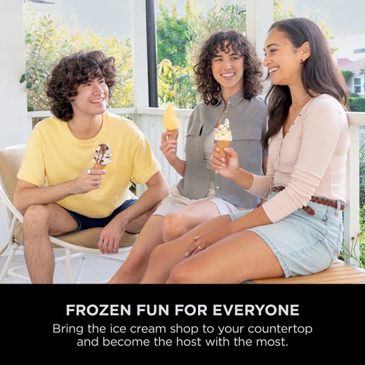 Ninja NC701UK Ice Cream Maker Silver - Annotation - Frozen fun