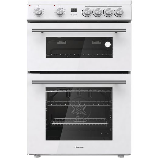 Hisense HDE3211BWUK Electric Cooker with Ceramic Hob - White - A+/A Rated