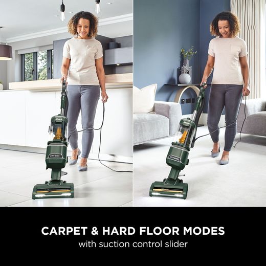 Shark Anti-Hair Wrap with Powered Lift Away and True Pet NZ691UKT Upright Vacuum Cleaner - Annotation - Carpet and hard floor shot