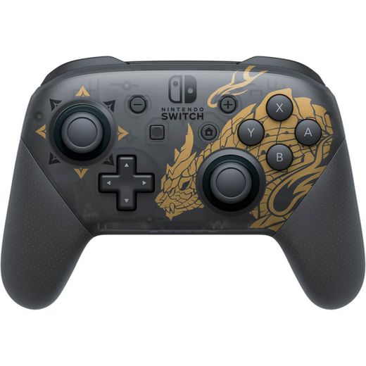 Nintendo Pro Controller Monster Hunter Rise Edition - Black / Gold