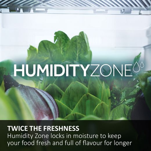 Haier 90 Series 7 SBS+ American Fridge Freezer - Black - Annotation - Humidity zone shot