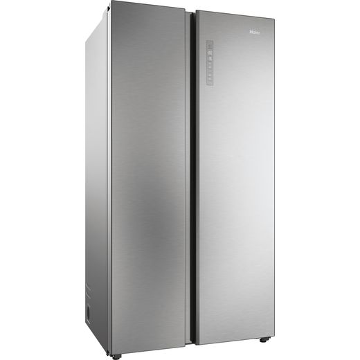 Haier American Fridge Freezer - Silver - Right perspective