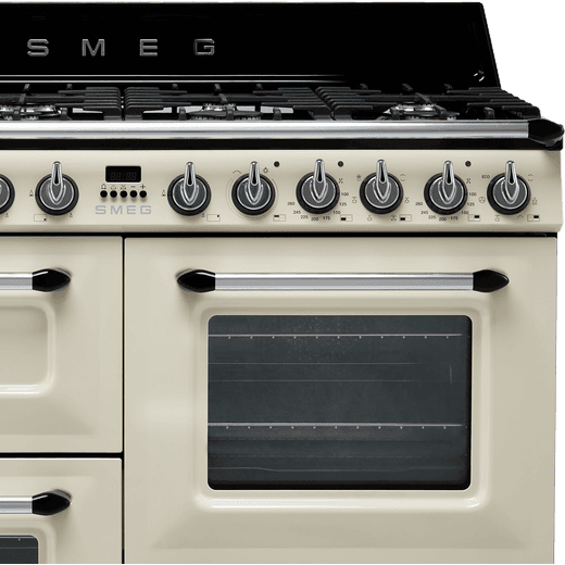 Smeg Victoria 110cm Dual Fuel Range Cooker - Cream