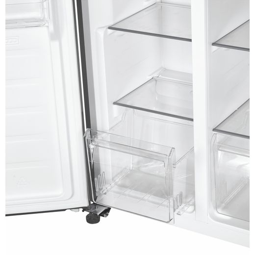 Candy American Fridge Freezer - Stainless Steel - Close up drawer shot