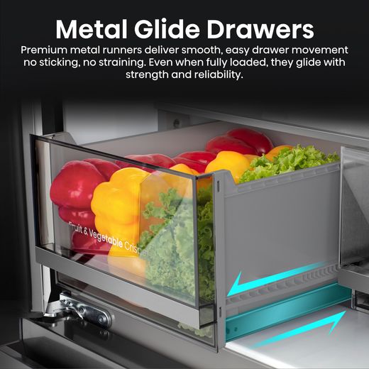 RQ5P640SSKD - Annotation - Metal glide drawer shot