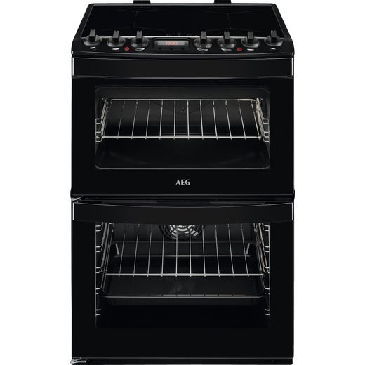 AEG CIB6742ACB Electric Cooker - Black - Needs 11300KW Electrical Connection