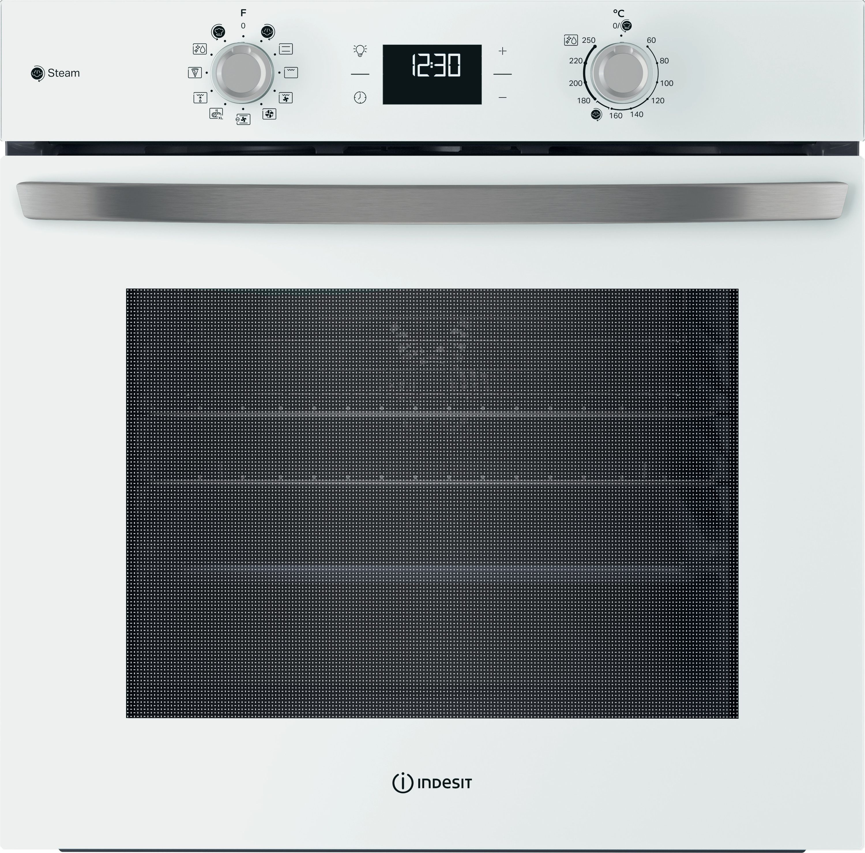 Indesit - Built-In Electric Single Oven - 71L - Turn&Go Steam - White