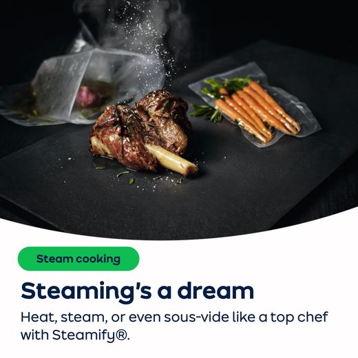 AEG 8000 MealAssist Built In Electric Single Oven - Black - AO Annotation -  SteamPro