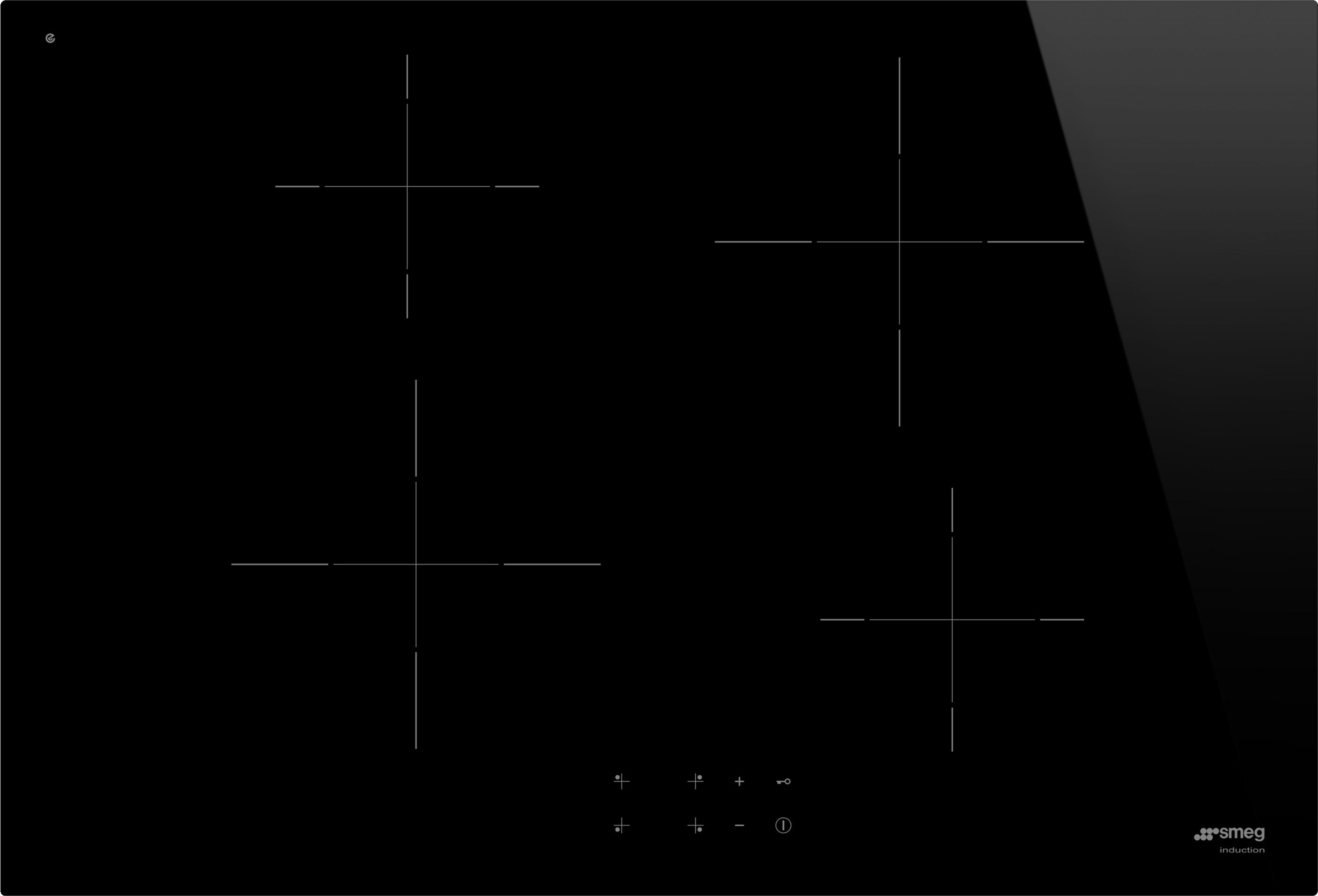 Image of Smeg SI2741DUK 75cm Induction Hob - Black, Black