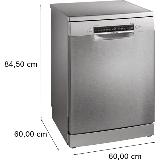 Bosch Series 4 Standard Dishwasher - Silver Inox - Dimensions