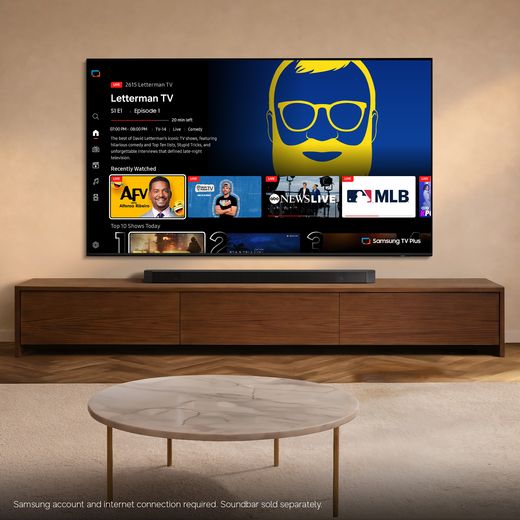 Samsung 85" 4K Ultra HD Crystal Smart TV - TV in room